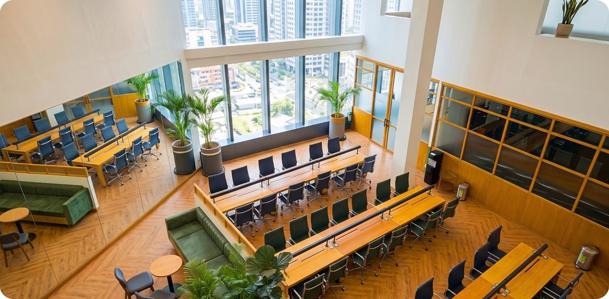 Training room in an office in BGC